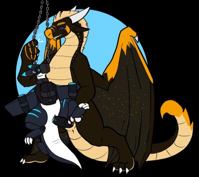 Komodo (Wings_of_Fire)
art by trout
Keywords: wings_of_fire;nightwing;sandwing;hybrid;dragon;dragoness;robot;hybrid;male;female;feral;anthro;M/F;bondage;penis;missionary;vaginal_penetration;trout