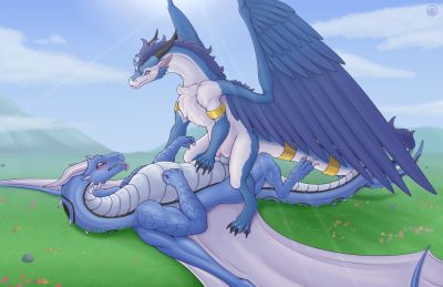 On The Plains
art by twinthinkers
Keywords: dragon;dragoness;male;female;feral;M/F;penis;cowgirl;vaginal_penetration;twinthinkers