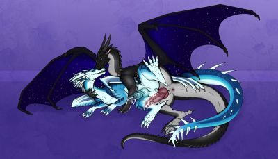Make Love Not War 2 (Wings_of_Fire)
art by ulven-f
Keywords: wings_of_fire;icewing;nightwing;dragon;male;feral;M/M;penis;spoons;suggestive;spooge;ulven-f
