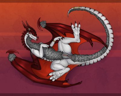 Crimson Presenting (Wings_of_Fire)
art by ulven-f
Keywords: wings_of_fire;skywing;hybrid;dragoness;female;feral;solo;vagina;presenting;ulven-f