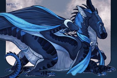 Moonglow (Wings_of_Fire)
art by vantabats
Keywords: wings_of_fire;nightwing;dragoness;female;feral;solo;cloaca;presenting;vantabats
