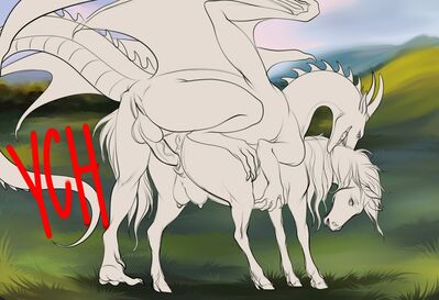 Dragon and Mare Sketch
art by velvet_requiem
Keywords: dragon;furry;equine;horse;male;female;feral;M/F;penis;from_behind;vaginal_penetration;velvet_requiem