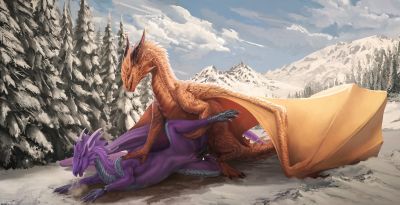Seasonal Thaw
art by veoros
Keywords: dragon;dragoness;male;female;feral;M/F;penis;from_behind;vaginal_penetration;veoros