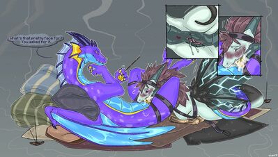 Oral
art by viurrr
Keywords: dragon;dragoness;male;female;feral;M/F;bondage;penis;vagina;oral;closeup;spooge;viurrr