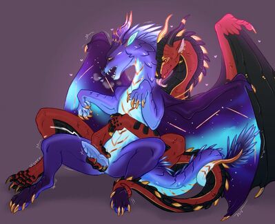 A Helping Paw (Wings_of_Fire)
art by viurrr
Keywords: wings_of_fire;skywing;icewing;nightwing;hybrid;dragon;male;feral;M/M;penis;masturbation;viurrr