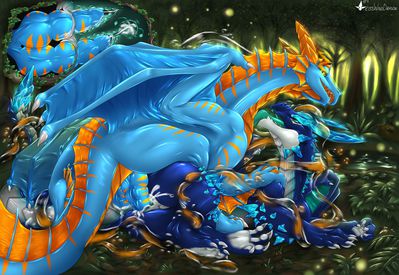 Arkhor and Frostwing Having Sex
art by weisswinddragon
Keywords: dragon;dragoness;male;female;feral;M/F;penis;hemipenis;double_penetration;from_behind;anal;vaginal_penetration;internal;spooge;weisswinddragon