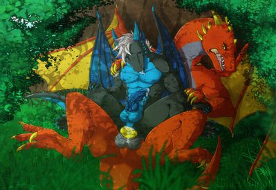 Dragon Rider
art by whcardinal
Keywords: dragon;male;feral;anthro;M/M;penis;cowgirl;anal;spooge;whcardinal