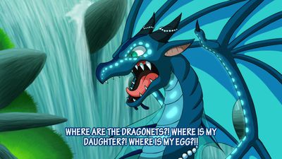 Where Are They?
art by vibrant_echoes
Keywords: wings_of_fire;dragoness;queen_coral;seawing;female;anthro;solo;non-adult;vibrant_echoes