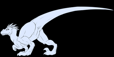 Female Raptor Template
art by white_crest
Keywords: dinosaur;theropod;raptor;female;feral;solo;vagina;presenting;white_crest