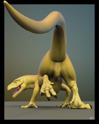 Raptor Presenting
art by whiteperson
Keywords: dinosaur;theropod;raptor;female;feral;solo;vagina;presenting;cgi;whiteperson