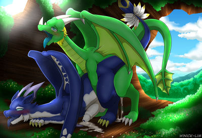 Intense Feral Breeding
art by winick-lim
Keywords: dragon;male;feral;M/M;penis;from_behind;anal;spooge;winick-lim