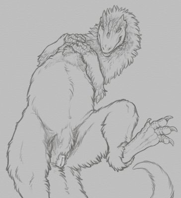 Snow Fluff
art by yaroul
Keywords: dinosaur;theropod;raptor;female;feral;solo;cloaca;presenting;yaroul