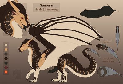 Sunburn Reference (Wings_of_Fire)
art by zenrii
Keywords: wings_of_fire;sandwing;dragon;male;feral;solo;penis;spooge;reference_closeup;zenrii