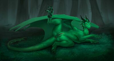 Dark Green
art by ztalex
Keywords: dragoness;female;feral;solo;vagina;presenting;ztalex