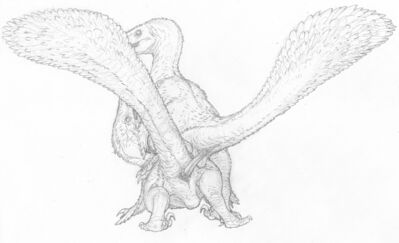 Raptors Mating
art by zw3
Keywords: dinosaur;theropod;raptor;male;female;feral;M/F;penis;from_behind;cloacal_penetration;zw3
