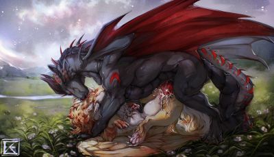 Field Mating
art by zweikopfeinhorn
Keywords: dragon;dragoness;male;female;feral;M/F;penis;missionary;vaginal_penetration;spooge;zweikopfeinhorn