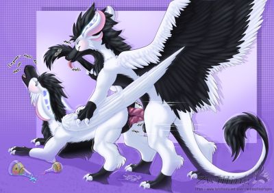 Potions
art by zwilling_the_dragon
Keywords: dragon;dragoness;male;female;feral;M/F;penis;hemipenis;double_penetration;from_behind;vaginal_penetration;anal;spooge;zwilling_the_dragon