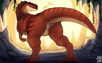 Mamma_Rex (Ice_Age)
art by zyria
Keywords: cartoon;ice_age;mamma_rex;dinosaur;theropod;tyrannosaurus_rex;trex;female;feral;solo;vagina;presenting;zyria