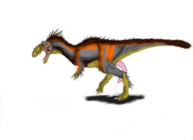 Yutyrannus huali
art by SpiritsPeanut
Keywords: dinosaur;theropod;yutyrannus;male;feral;solo;penis;SpiritsPeanut;Sakura123