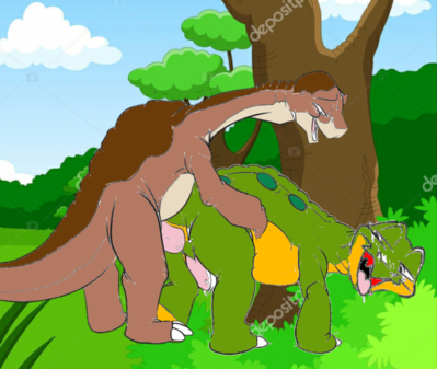 Spike and Littlefoot
art by supmario64
story in the link below
Keywords: cartoon;land_before_time;lbt;dinosaur;sauropod;apatosaurus;littlefoot;stegosaurus;spike;male;anthro;M/M;penis;from_behind;anal;spooge;supmario64