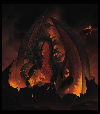 Black Dragon
Painted entirely with PS CS3 and Wacom Graphire 4 tablet.
Painting time 100 + hours
I hope you like this one,
comments and crits. are always welcome
Thanks!
Vincent
Keywords: dragon;feral;male;solo;fire;wallace