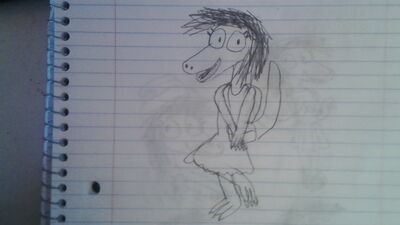 Linda the Velociraptor!
My first scaly girl! Stuck in my head for a long time!
Keywords: velocirator;dinosaur;female;cute;happy