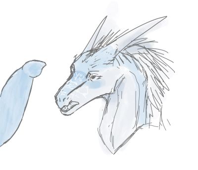 Winter x Icicle (v1)
Winter cums on his sister’s face; Inspired by Skinkadoodle
Keywords: wings of fire;dragon;dragoness;M/F;icewing;spooge;facial;feral;Icicle;Winter